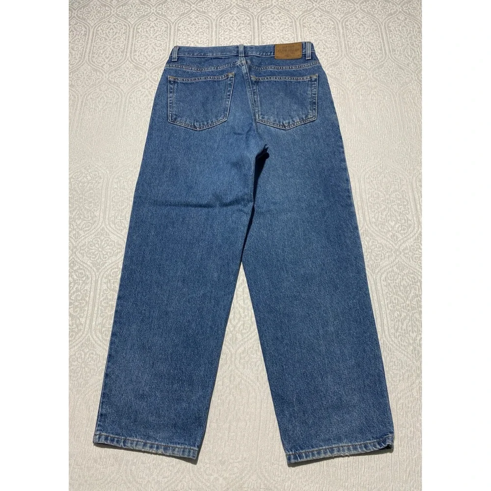 Vintage OLD NAVY Baggy Jeans Blue‎ Denim Mens 32×28 Cotton Made in Mexico - Picture 2 of 8